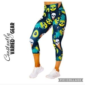 CVG | RARE Ice Cream Skull Capri Leggings *NWOT* 💎💎💎